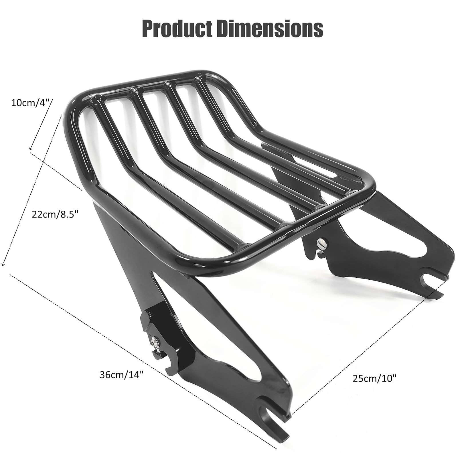 حامل أمتعة قابل للفصل للدراجات - مراجعة Motorcycle Gear Rack وسعره