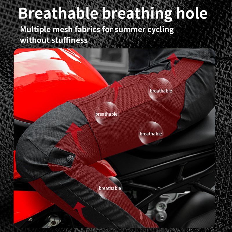فارس حقل النجوم-بنطال ركوب الد - مراجعة Motorcycle Gear Mesh وسعره