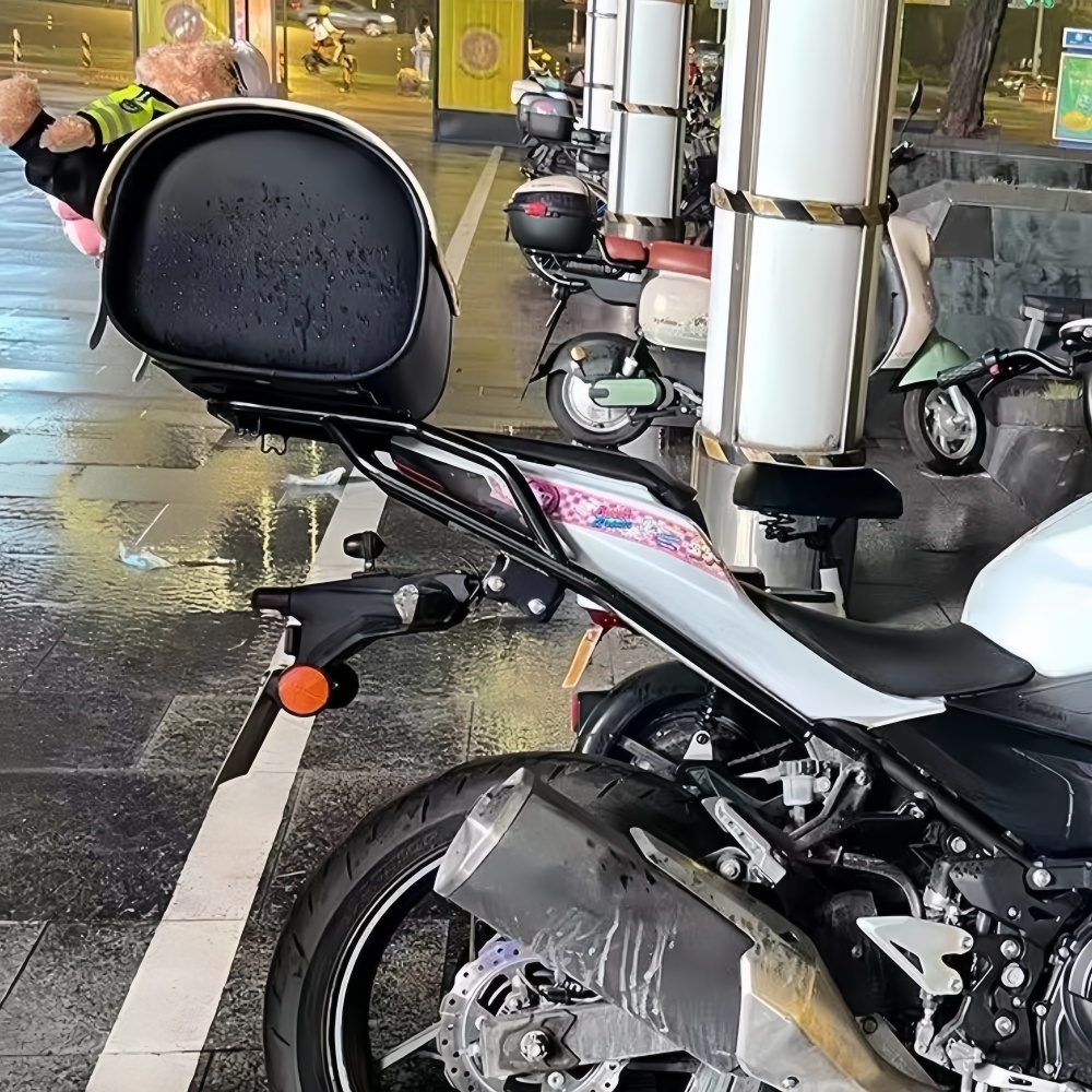 رف أمتعة خلفي للدراجات النارية - مراجعة Motorcycle Gear Rack وسعره