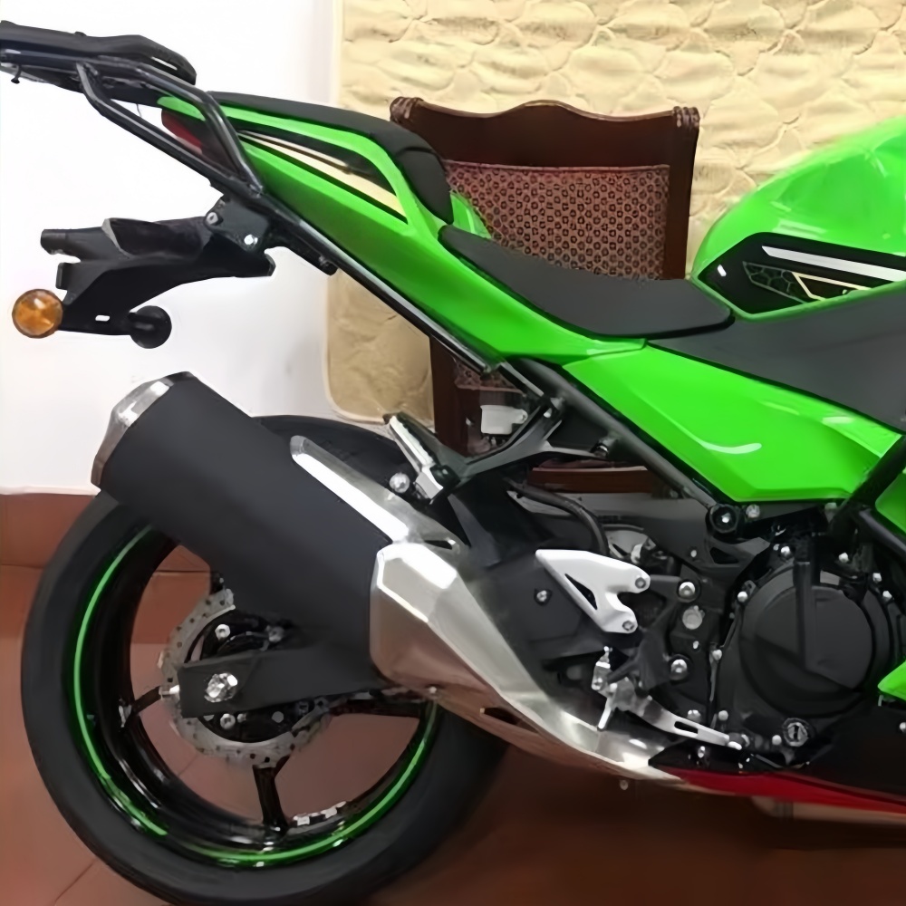 رف أمتعة خلفي للدراجات النارية - مراجعة Motorcycle Gear Rack وسعره