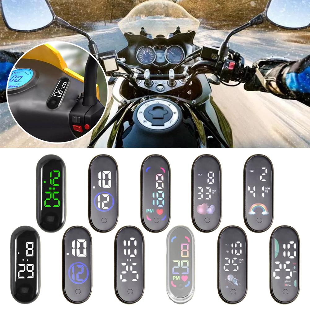 ساعة مضيئة للدراجات النارية وا - مراجعة Motorcycle Gear Rack وسعره