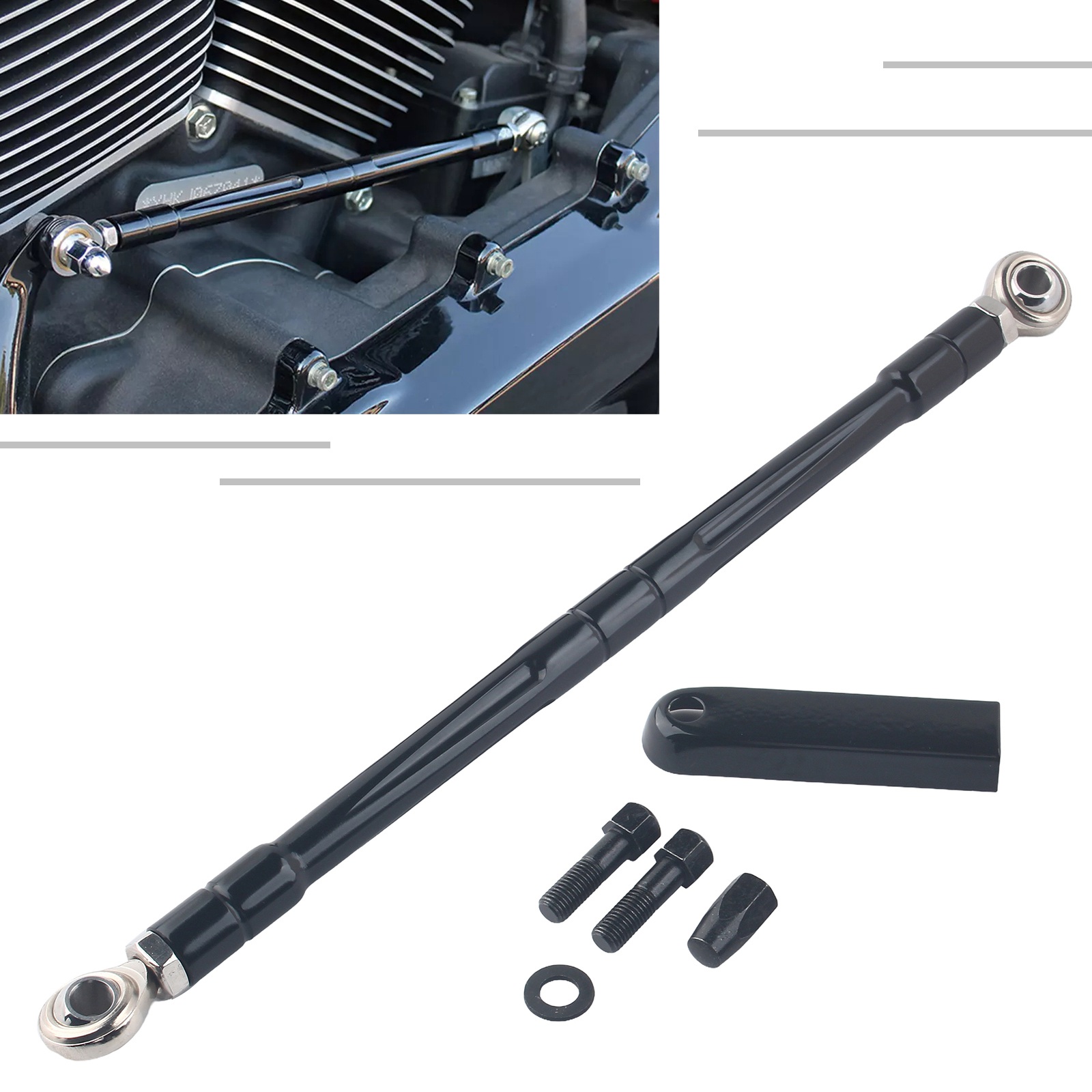 دراجة نارية CNC CUT التحول الر - مراجعة Motorcycle Gear Linkage Rod وسعره