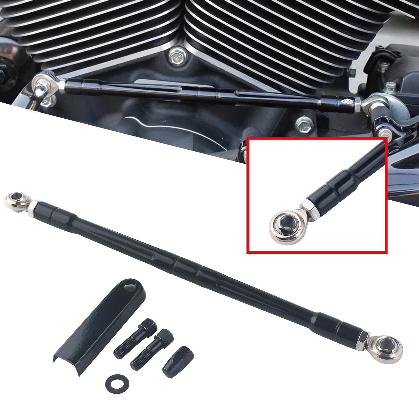 دراجة نارية CNC CUT التحول الر - مراجعة Motorcycle Gear Linkage Rod وسعره