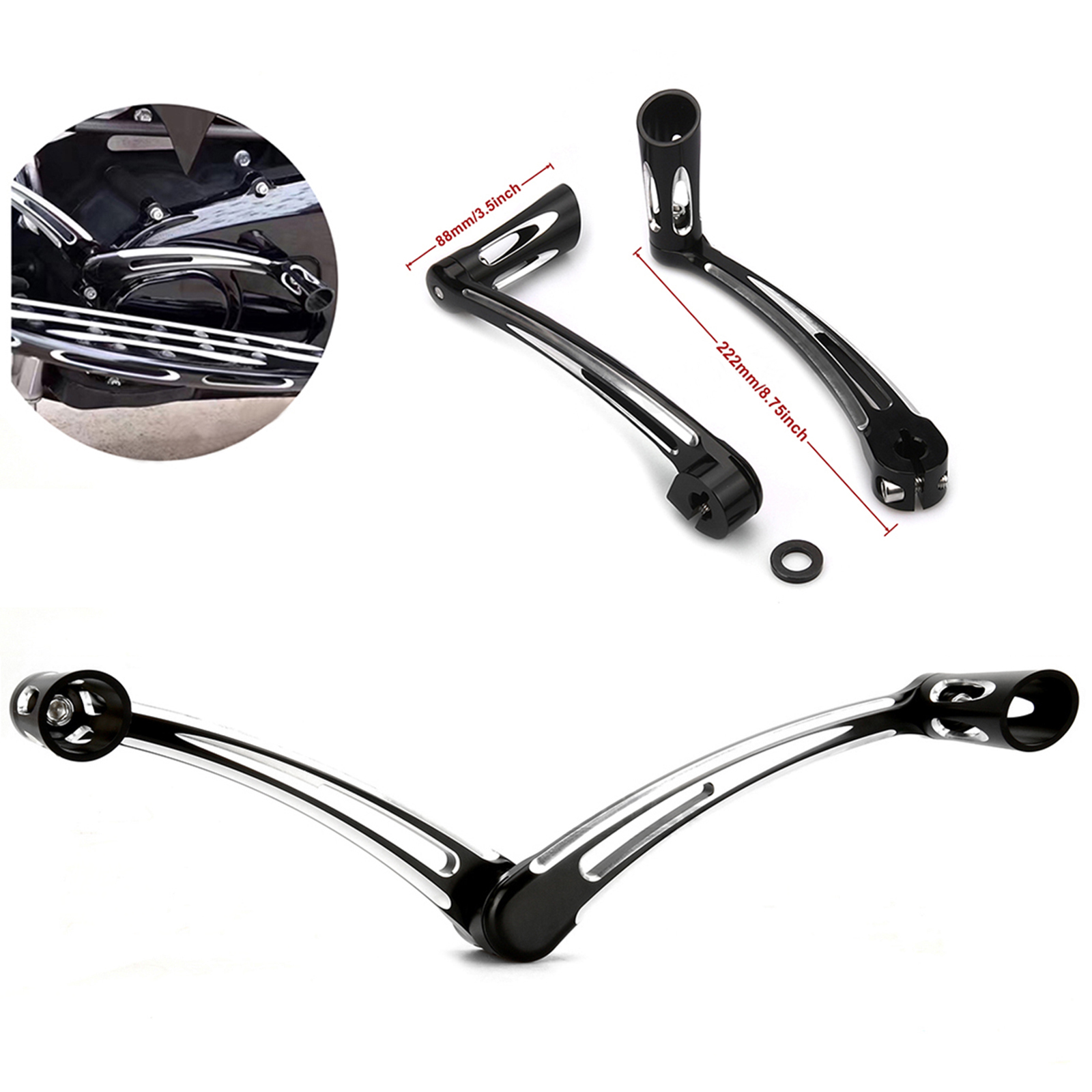 ذراع الفرامل وذراع ناقل الحركة - مراجعة Motorcycle Gear Linkage Rod وسعره