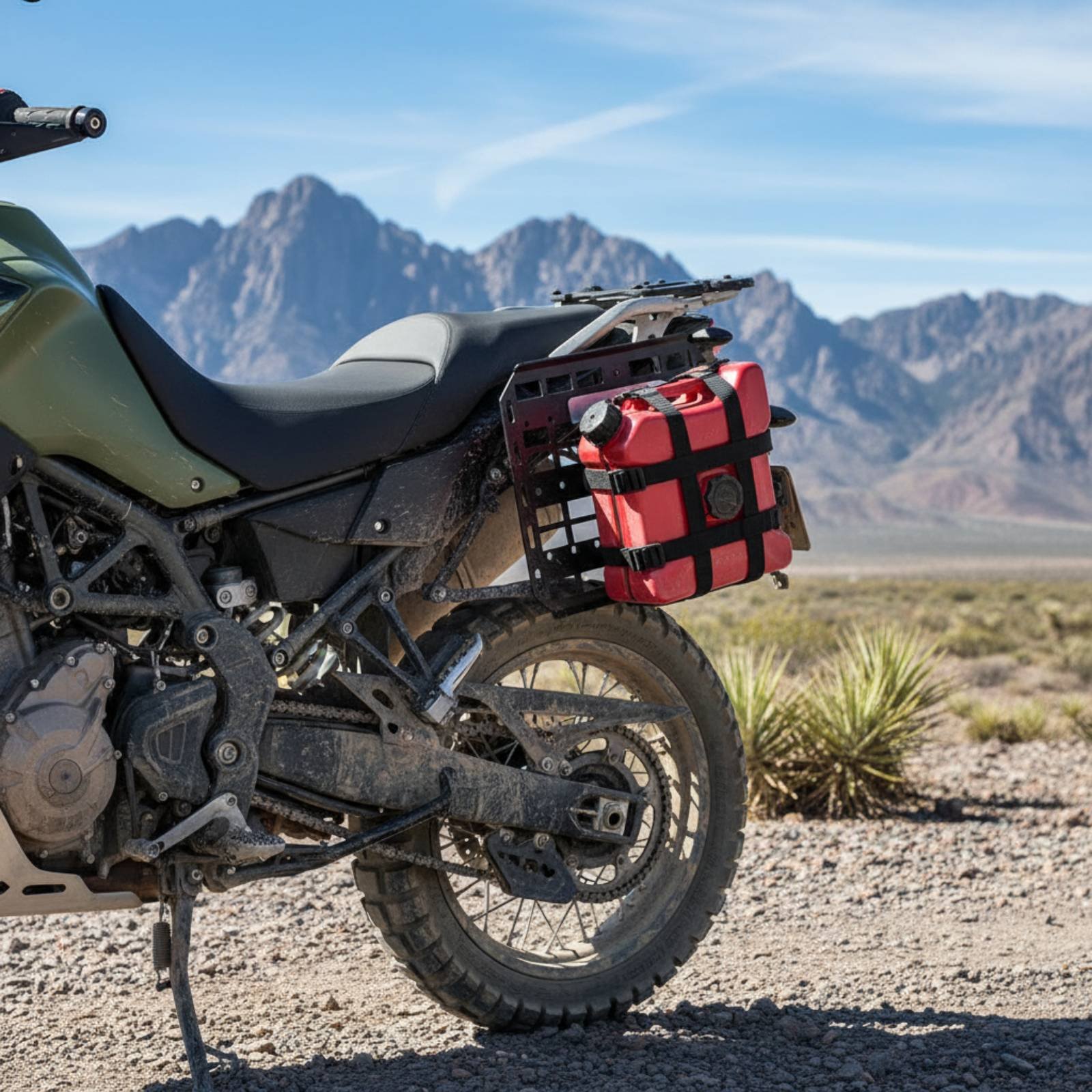 حامل جانبي للدراجات النارية، ر - مراجعة Motorcycle Gear Rack وسعره