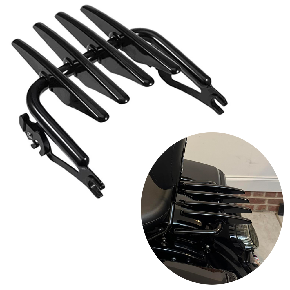 رف أمتعة خفي قابل للفصل للدراج - مراجعة Motorcycle Gear Rack وسعره